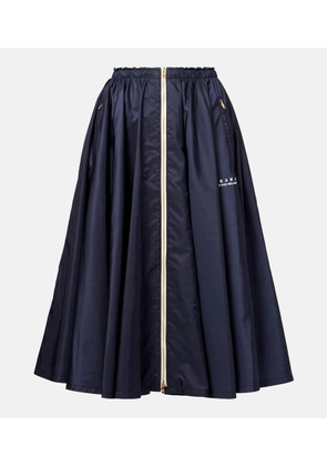 Prada Re-Nylon zip-up midi skirt