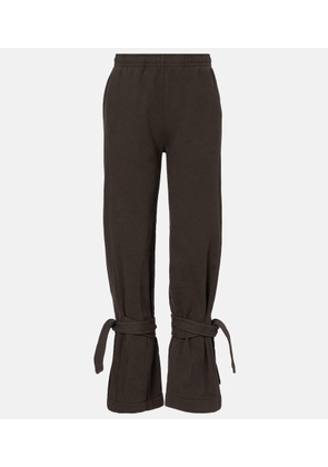 JW Anderson Tapered cotton fleece sweatpants