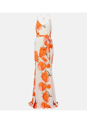 Alexandra Miro Isla floral gown