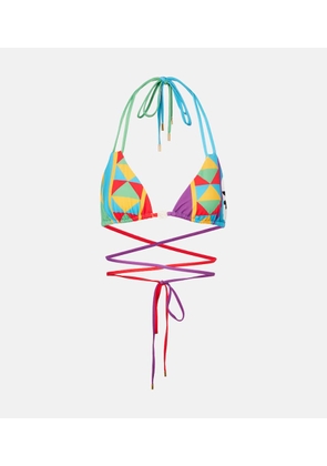 Loewe Paula's Ibiza printed bikini top