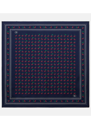 Valentino Cherryfic silk scarf