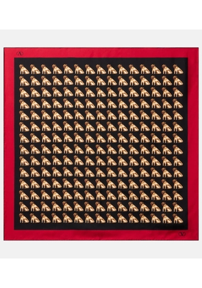 Valentino Petit Charles silk scarf