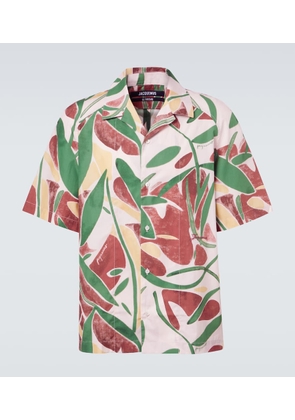 Jacquemus Fonccio cotton poplin bowling shirt
