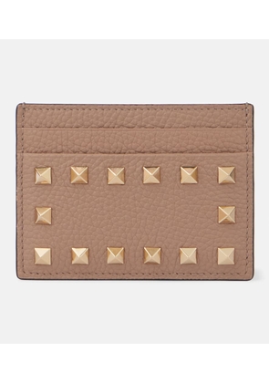 Valentino Garavani Rockstud leather card holder