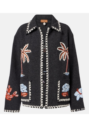 Alanui Remember Me virgin wool jacket