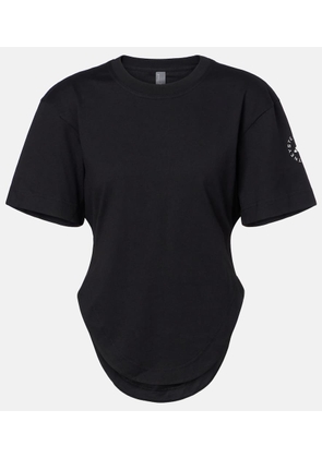 Adidas by Stella McCartney Gathered cotton T-shirt