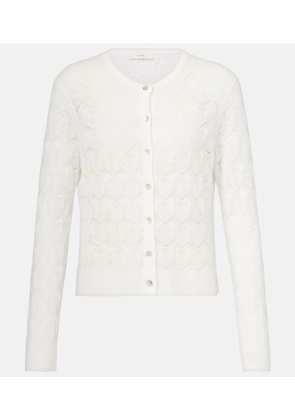 Vince Pointelle cotton cardigan
