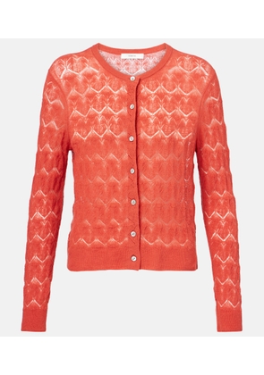 Vince Pointelle cotton cardigan