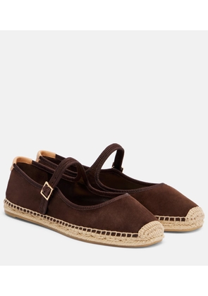 Tory Burch Suede Mary Jane espadrilles