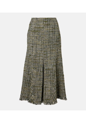 Erdem Tweed midi skirt