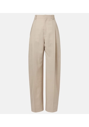 Wardrobe.NYC Mid-rise wool straight pants