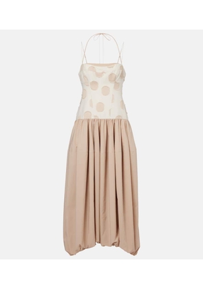 Simkhai Pfeiffer polka-dot midi dress