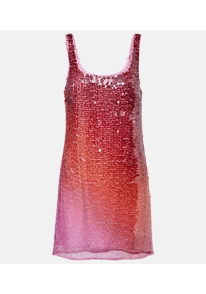Simkhai Alayna ombre sequined minidress
