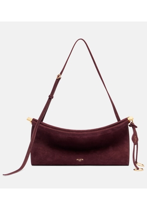 Alaia Le Click Medium suede shoulder bag