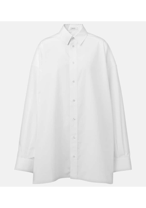 Wardrobe.NYC Oversized cotton poplin shirt dress