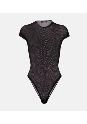 Wardrobe.NYC Sheer technical bodysuit