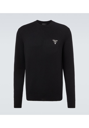 Prada Logo cashmere sweater