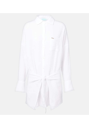 Melissa Odabash Sara cotton shirt dress