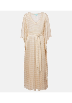 Melissa Odabash June knitted lame kaftan