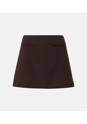Courreges Twill miniskirt