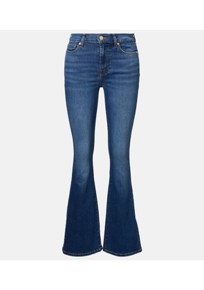 7 For All Mankind Mid-rise flared jeans