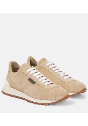 Brunello Cucinelli Monili suede sneakers