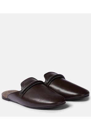 Brunello Cucinelli Leather mules