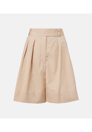 Loro Piana Dorin cotton satin Bermuda shorts