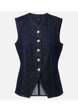 7 For All Mankind Lady denim vest