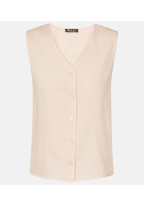 Loro Piana Milly ramie vest
