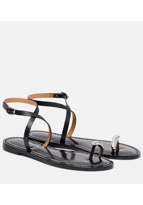 Amanu Kigali embellished leather sandals