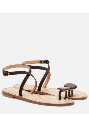 Amanu Kigali suede sandals