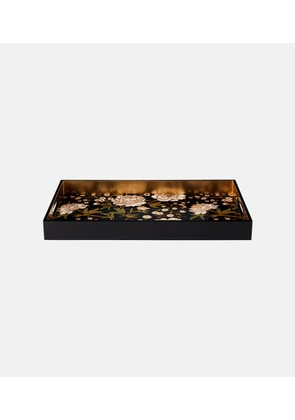 Les-Ottomans Floral lacquered wooden tray