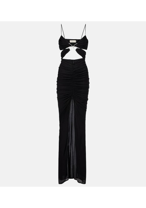 Blumarine Cutout jersey gown