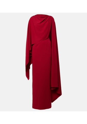 Roksanda Demetria caped crepe gown