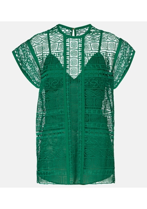 Elie Saab Macrame top