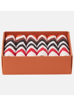 Missoni Zigzag set of 6 cotton face towels