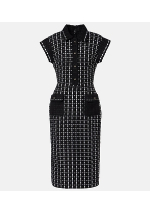 Elie Saab Tweed midi dress