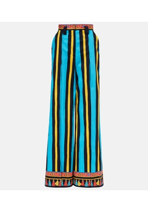 Dolce&Gabbana Striped wide-leg pants