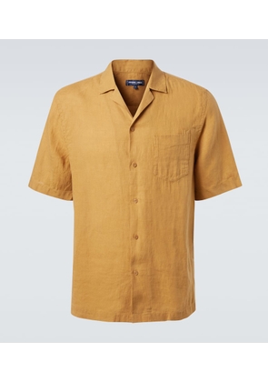 Frescobol Carioca Angelo linen bowling shirt