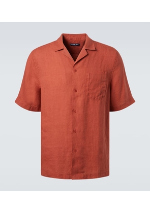 Frescobol Carioca Angelo linen bowling shirt