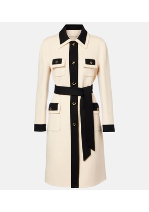 Valentino Belted wool and cashmere coat