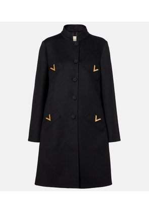 Valentino VGold wool and cashmere coat