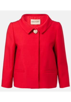 Valentino Crepe Couture embellished blazer