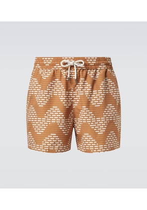 Frescobol Carioca Rio printed swim trunks