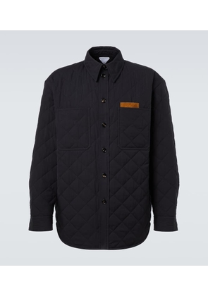 Bottega Veneta Quilted cotton-blend overshirt