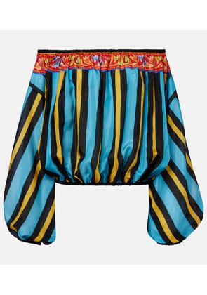 Dolce&Gabbana Patterned silk top