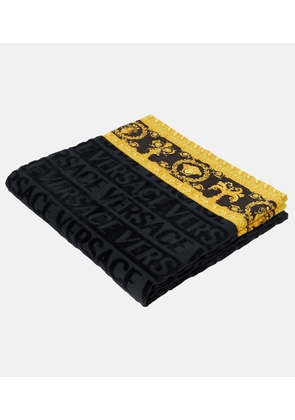 Versace Home I Love Baroque cotton terry beach towel