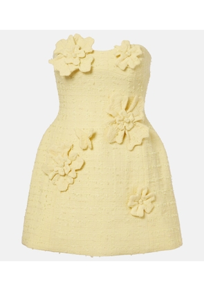 Leo Lin Rosario tweed bustier dress