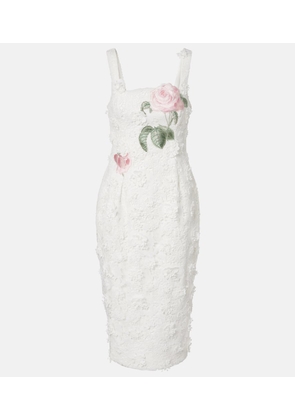 Leo Lin Bridal Larissa floral lace midi dress